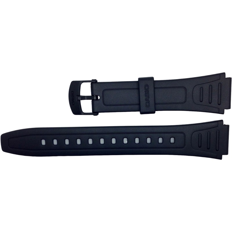 Correa Casio Original Resina Negro W-800h