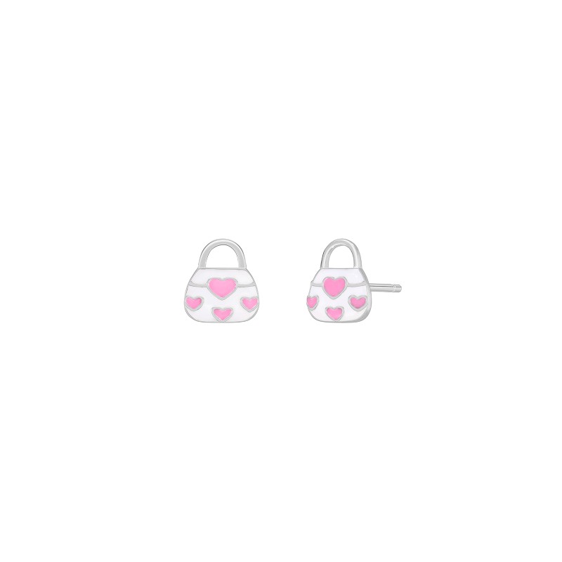 Pendientes Plata Bolso Corazon Marea Jew D03001/bn
