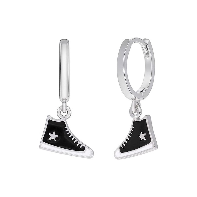Pendientes Plata Hoop Zapatillas Marea Jewels D03001/az