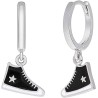 Pendientes Plata Hoop Zapatillas Marea Jewels D03001/az