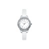 Reloj Niña Acero Numeros, Correa Blanca Comunion 42200-05
