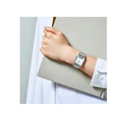 Reloj Casio AQ-230A-7DMQYES Plata · Analógico + Digital · Retro Vintage Unisex