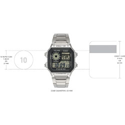 Reloj Casio Digital hombre Ae-1200whd-1avef