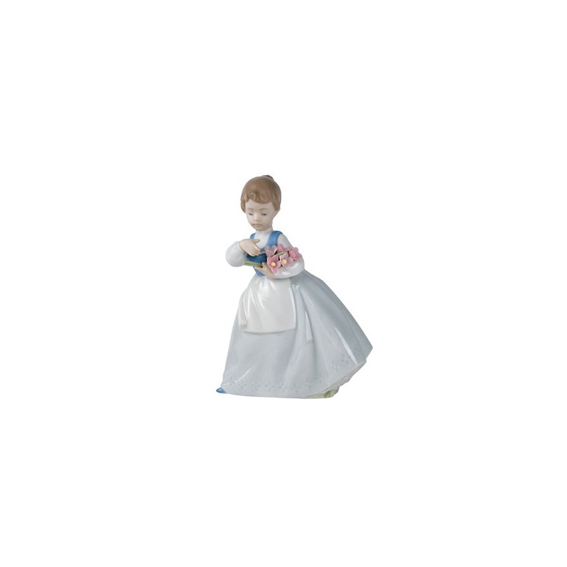 Figura Nao Señorita Campestre con Ramo