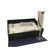 Estuche Azul Pequeño (32x21x9cm) De 2 Copas Cava