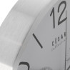 Reloj Pared Aluminio C/termómetro E Higrómetro