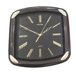 Reloj Pared Rhythm Gris/dorado