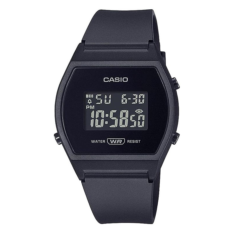 Reloj Casio Unisex Digital LW-204-1BEF Negro – Funcional, Ligero y Resistente al Agua (5 BAR)