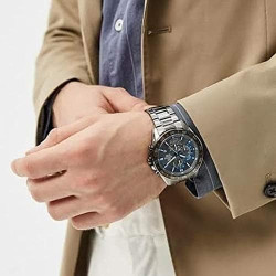 Reloj Casio Edifice Hombre EFV-550GY-8AVUE Cronógrafo Acero IP Gris