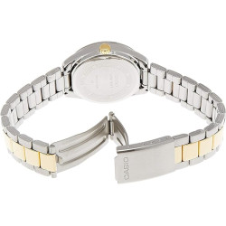 Reloj Casio Mujer Analogico Acero Inoxidable Bicolor Ltp-1302psg-7av