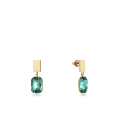 Pendientes Viceroy Acero Chic Ip Dorado y Cristales 14081e01016