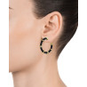 Pendientes Viceroy Chic Acero Milnesa Dorado Ip Negro 14110e0101