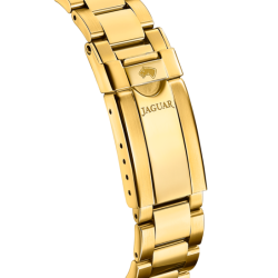 Reloj Jaguar Connneted Mujer Dorado Esfera Negra J984/1