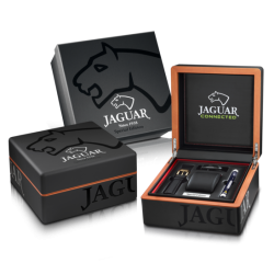 Reloj Jaguar Connneted Mujer Dorado Esfera Negra J984/1