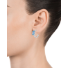 Pendientes Viceroy Mujer Plata 13155e000-33 Piedra azul