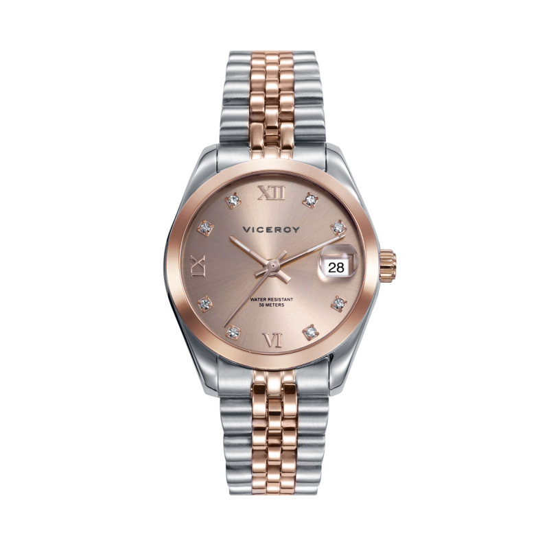 Reloj Viceroy Mujer Caja y Brazalete en Acero ip Rosa 42414-93