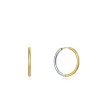 Pendientes Viceroy Air de acero bicolor en color acero e IP dorado 75317E01012