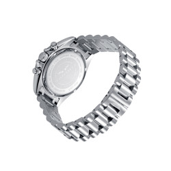 Reloj Sandoz Hombre Crono Acero y Zafiro Swiss Made 81531-17