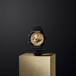Reloj G-shock Compacto y Revestido de Metal GA-2100GB-1AER