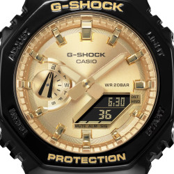 Reloj G-shock Compacto y Revestido de Metal GA-2100GB-1AER