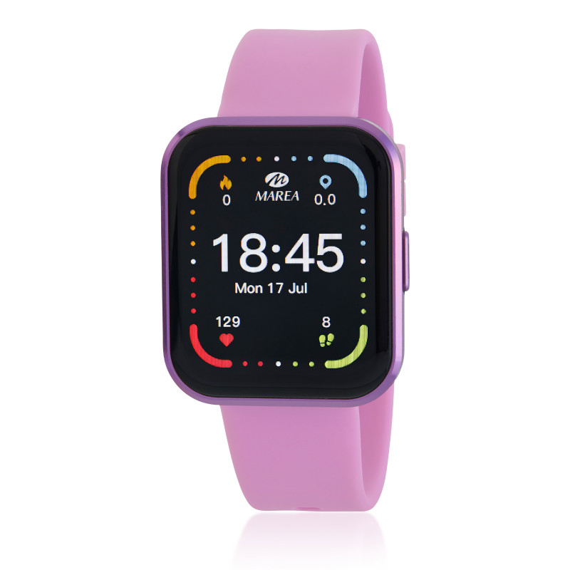 Reloj Marea Smart Lila Esfera Personalizable B63003/4