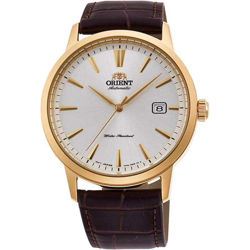 Reloj Orient Hombre Automático RA-AC0F04S10B Calibre F6722 Esfera Blanco-Plata-Dorado Correa de Piel