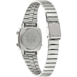 Reloj Casio Digital Mujer Pulsera Acero Inoxidable- Cronometro - Alarma - La670wea-1ef
