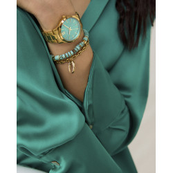 Viceroy Reloj Mujer Dorado Esfera Verde 401180-63