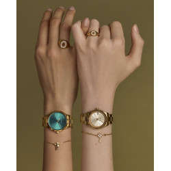 Viceroy Reloj Mujer Dorado Esfera Verde 401180-63