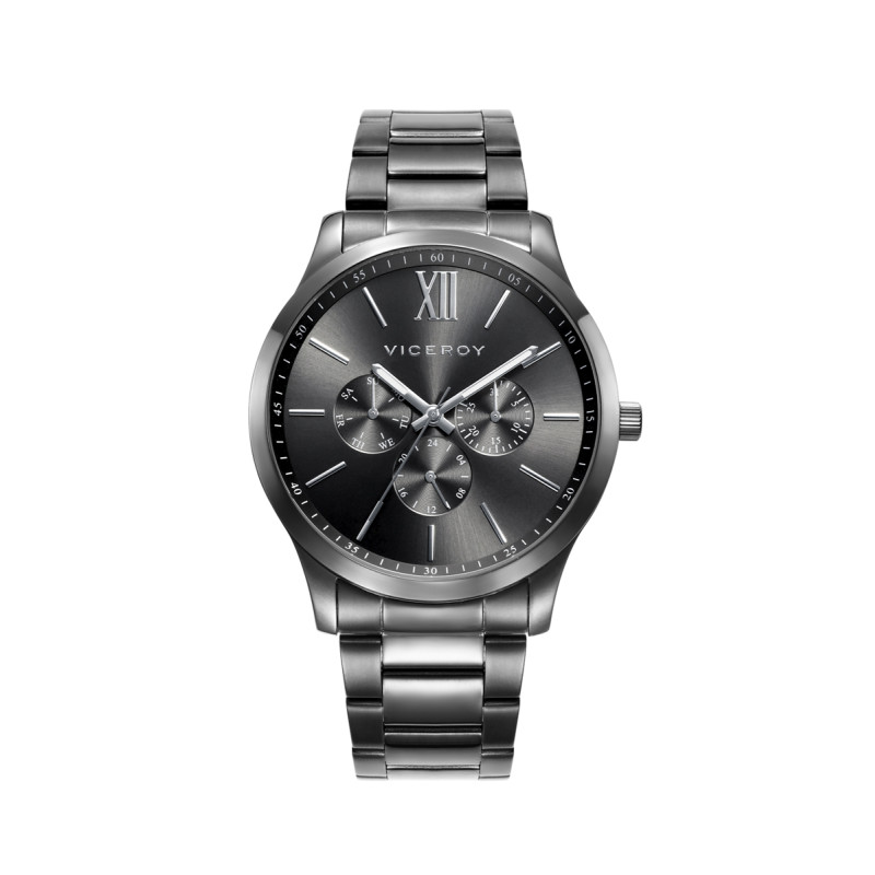 Reloj Viceroy Hombre Multifunción Caja y Brazalete Gris Magnum 401187-13