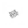 Sortija Majorica Plata Perla Cercle Mujer talla 17 10554.01.2.917
