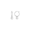 Pendientes Majorica Anneau 26mm Perla Plata 14766.01.2.e00