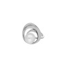 Sortija Majorica Anillo de acero y con perla redonda blanca 16709.01.a.r17