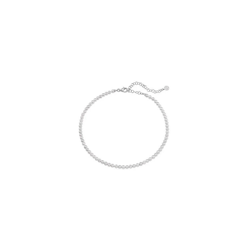 Collar Majorica Plata Rodiada Ballet perlas 4mm 16189.01.2.n32