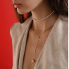 Collar Majorica Plata Rodiada Ballet perlas 4mm 16189.01.2.n32