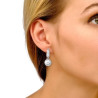 Pendientes Majorica Perla Plata Mujer Anneau 22mm 14767.01.2.e