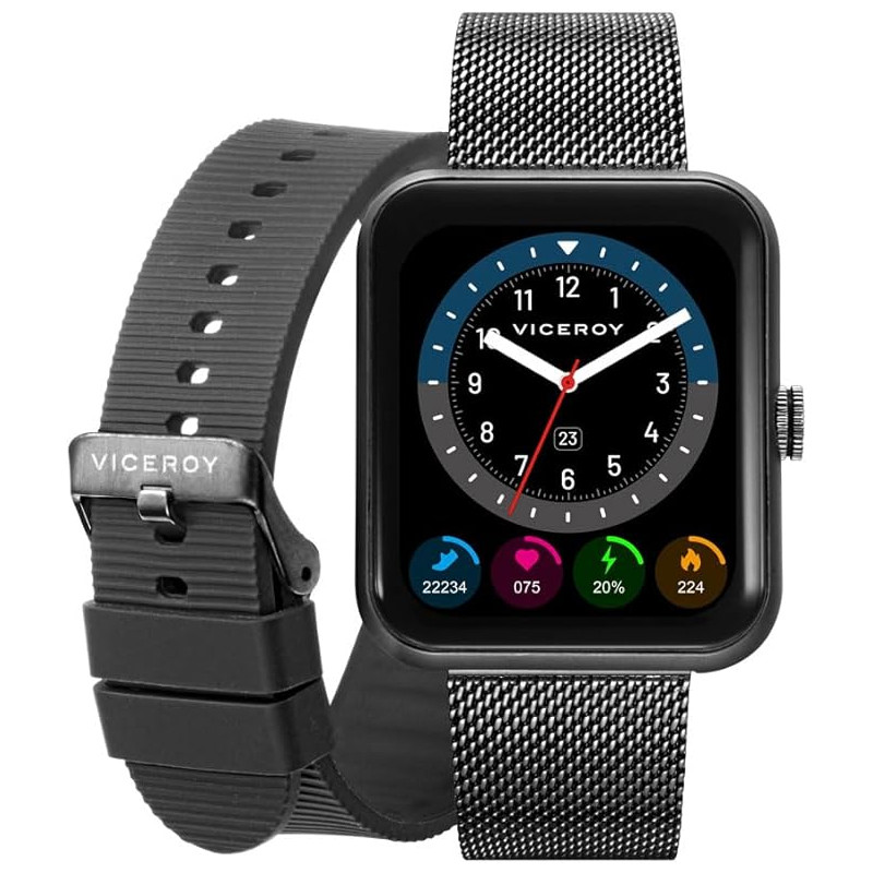 Reloj Viceroy SmartPro Unisex Caja de Aluminio Negro 41119-50