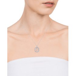 Collar Inicial I Mujer Plata Pulida Viceroy Elegant