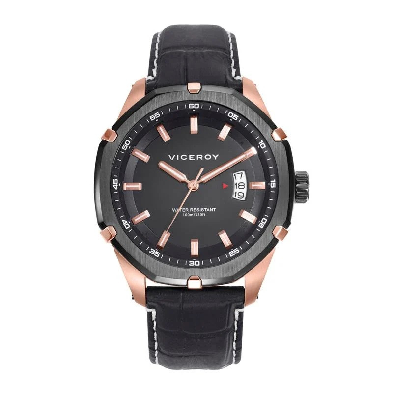 Reloj Viceroy Hombre Magnum Acero y Piel 46831-57
