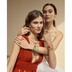 Viceroy Pendientes Mujer Acero Dorado 75333e01012 Nudo Bicolor
