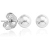 Pendientes Majorica Perla Blanca 6 mm Plata 1 ley Mujer 00322.01.2.000