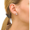Pendientes Majorica Perla Blanca 6 mm Plata 1 ley Mujer 00322.01.2.000