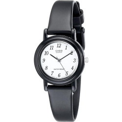 Reloj Casio Analogico Mujer Resina y Caucho Negro 25mm Impemeable 3 atm LQ-139B-1B