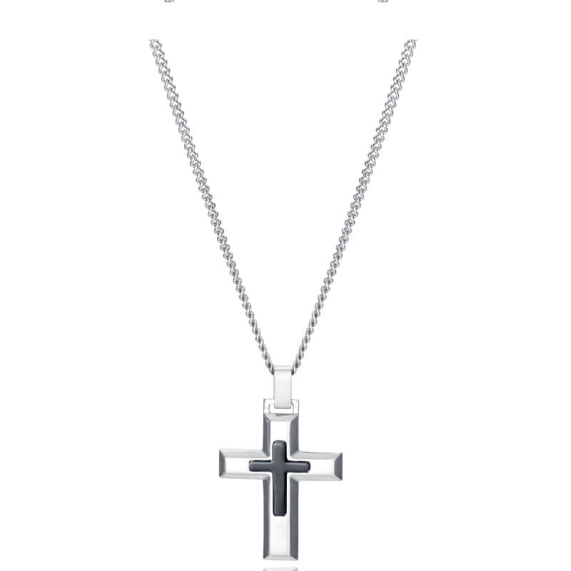 Cruz Collar Viceroy Acero Hombre 75321c01000