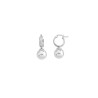 Pendientes Majorica Perla Plata Mujer Anneau 22mm 14767.01.2.e