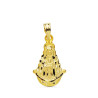 Medalla Virgen Del Rocio Silueta Oro de Primera Ley 20x15 Mm