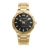 Reloj Mark Maddox Hombre Acero Dorado HM0146-57 Tres Agujas Esfera Negra Mission