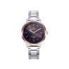Reloj Mark Maddox Mujer Acero Bicolor 36mm IP Rosa Esfera Marrón Tres Agujas Greenwich