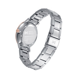 Reloj Mark Maddox Mujer Acero Bicolor 36mm IP Rosa Esfera Marrón Tres Agujas Greenwich