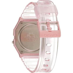 Reloj Casio Timeless Mujer Digital Rosa F-91ws-4ef